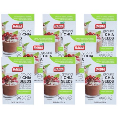 Badia Ground Chia Seeds - Case of 8/6 oz