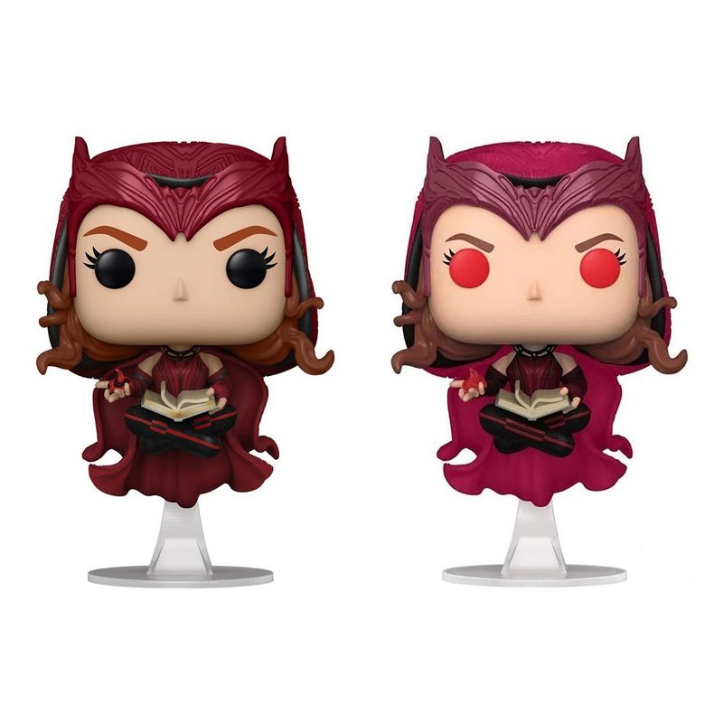 Funko 2 pack Marvel: Scarlet Witch, Book of the Damned #823 #823 glows, 1 of 4