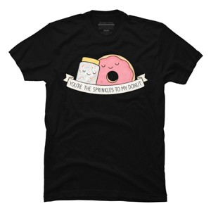 Men's Design By Humans You're the sprinkles to my donut By kimvervuurt T-Shirt - 1 of 2