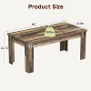 Dining Table for 4-6, 63" Wood Farmhouse Rectangular Dining Room & Kitchen Table for 4 for Apartment, Home - 3 of 4