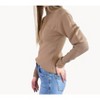 Women's Ribbed Mock Neck Sweater - &merci - 3 of 3