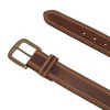 CTM Mens Big & Tall  Two Tone Bridle Belt with Removable Buckle - 2 of 4
