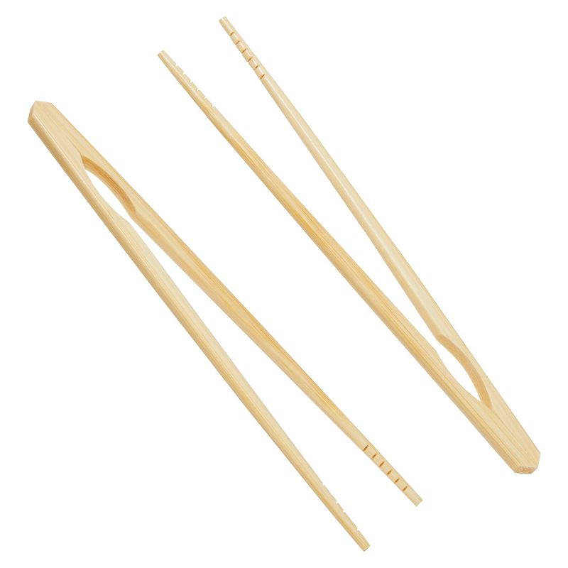 Okuna Outpost 6 Pairs Training & Learning Chopsticks for Kids, Reusable Wooden Bamboo Set for Beginners, 7 in, 4 of 8