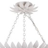Crystorama Lighting Broche 6 - Light Semi-Flush Mount in  Matte White - 3 of 4