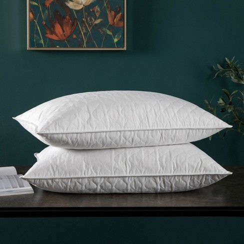 Peace Nest Goose Feather Bed Pillows 2 Pack, Standard/queen : Target