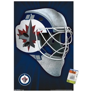 Trends International NHL Winnipeg Jets - Mask 16 Unframed Wall Poster Prints - 1 of 4