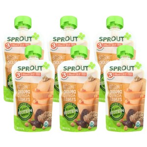 Sprout Organic Butternut Chickpea Quinoa and Dates Baby Food 8 Months and Up - Case of 6/4 oz - 1 of 4