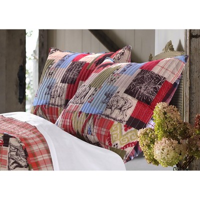 Greenland Home Fashion Rustic Lodge Multi Sham Standard