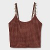 Women's Scoopneck Shell Trim Tank Top - Wild Fable™ - 4 of 4