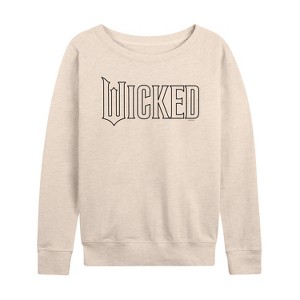 Women's - Wicked - Outline Logo Lightweight French Terry Slouchy - 1 of 4