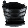 CTM Leather Biker Hook Waist Belt Bag with Thigh Strap - 3 of 4