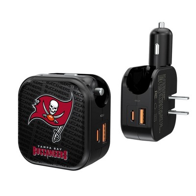 NFL NFC Teams Text Backdrop 18-Watt 2 in 1 USB A/C Charger