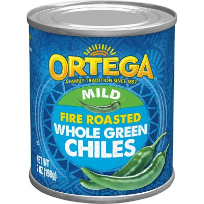 Ortega Fire Roasted Whole Green Chiles 7 oz
