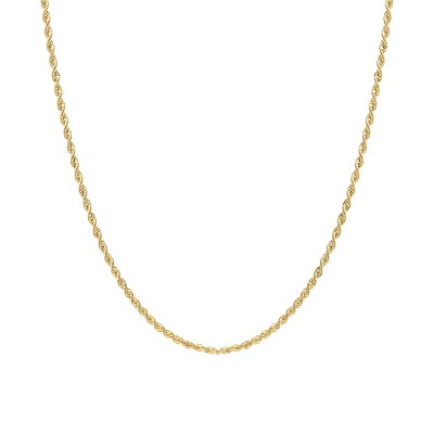 Giorgio Di Vicenza 14K Gold 2mm Rope Chain Necklace