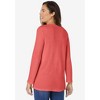 Woman Within Women's Plus Size Embroidered Thermal Henley Tee - 3 of 4