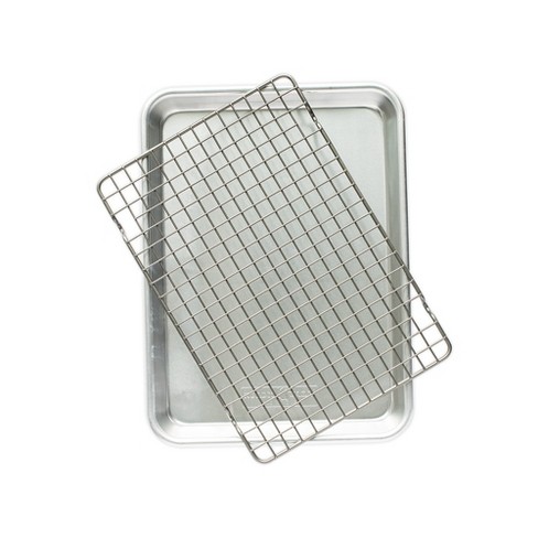 set Of 2) Last Confection 12 X 17 Stainless Steel Baking & Cooling Rack  (fits Quarter Sheet Pan) : Target