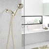 SEVOBAL Shower Faucets, Multi-Function Handheld Shower Head with Five Spray Settings and High Pressure Performance, Gold, 11.22"*8.66"*3.93" - 2 of 4