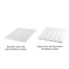 Hastings Home Down Mattress Topper - 4-Inch Duck and Goose Feather Bed with Cotton Cover - 3 of 4