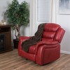 40.25" Wide Glider Manual Recliner Chair - 4 of 4