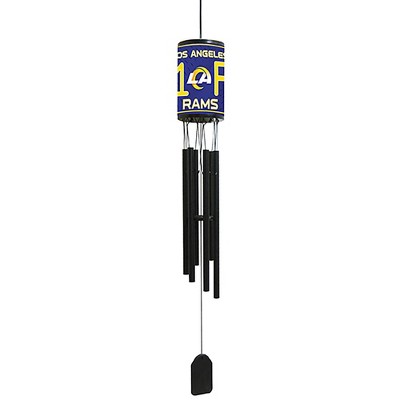NFL Wind Chime, #1 Fan with Team Logo - Los Angeles Rams