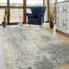 Modern Washable Abstract Area Rug - Non-Slip Geometric Pattern for Living Room, Bedroom, Nursery or Dining Room - 3 of 4