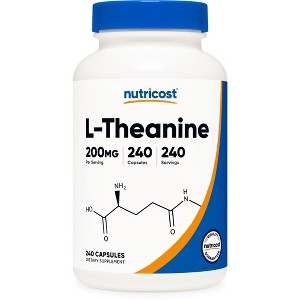 Nutricost L-Theanine Capsules (200 MG) (240 Capsules) - 1 of 4