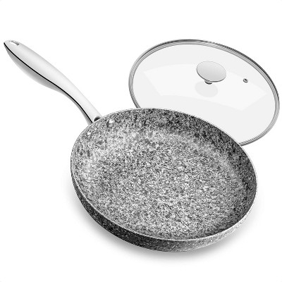 Michelangelo 8 Inch Nonstick Frying Pan with Lid