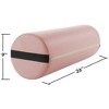 Saloniture Jumbo Round 26" x 9" Massage Table Bolster Pillow Pad - 3 of 4