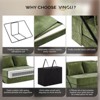 Karl Home |39.4 Wide Portable Sofa Bed - 3 of 4
