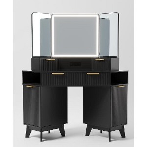 Vanity Desk with Mirror and Lights - 1 of 1