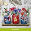 Briarwood Lane Spring Double Sided Placemat (4-pack) 17x11.25 Farmhouse Jars For Spring Patriotic Placemat - 4 of 4