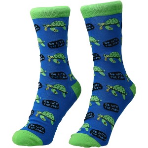 Pavilion Gift Company - Salty Bruh - S/M Unisex Cotton Blend Sock - Socks - 1 of 4