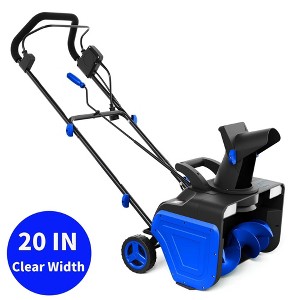 Cordless Snow Blower 20 Inch with LED Lights and 180° Rotating Chute for Driveway Patio Sidewalk - 1 of 4