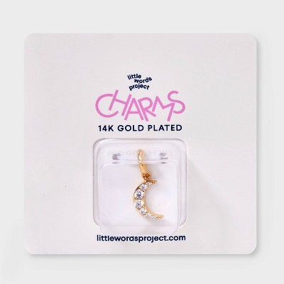 Little Words Project Moon Charm - Gold