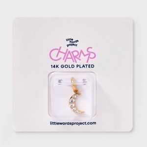 Little Words Project Moon Charm - Gold - 1 of 2