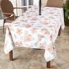 The Lakeside Collection Zippered Outdoor Umbrella Hole Tablecloths - 3 of 4
