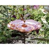 7" Hummingbird Birdbath Bowl with Stake Copper Plated - ACHLA Designs: Weather-Resistant, No Assembly Required - 3 of 3