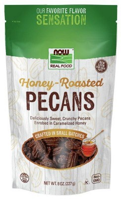 Now Foods Honey Roasted Pecans - 8 Oz Nuts : Target