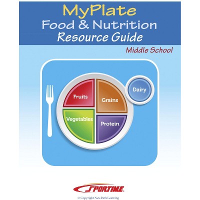 Sportime MyPlate Food & Nutrition Student Learning Guide, 44 Pages, Grade 5 to 9