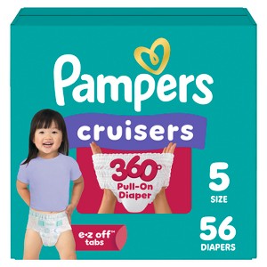 Pampers Cruisers 360 Diapers - (Select Size and Count) - 1 of 4
