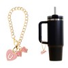 Unique Bargains Heart Bow Water Cup Pendant 1 Pc - 3 of 4