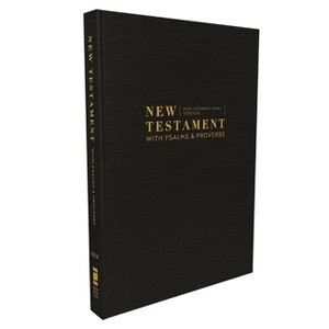Niv, New Testament with Psalms and Proverbs, Pocket-Sized, Paperback, Black, Comfort Print - by  Zondervan - 1 of 1