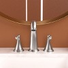 PAGED Bathroom Sink Faucet 2 Handle Widespread Sink Faucet with Pop Up Drain and 2 Water Supply Lines, Faucet for Bathroom Sink - 2 of 4