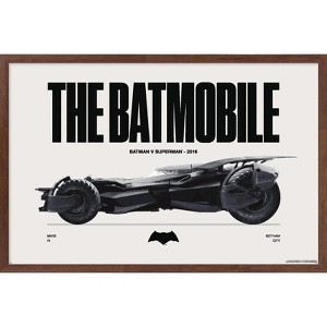 Trends International DC Comics Batman: 85th Anniversary - The Batmobile 2016 Framed Wall Poster Prints - 1 of 4