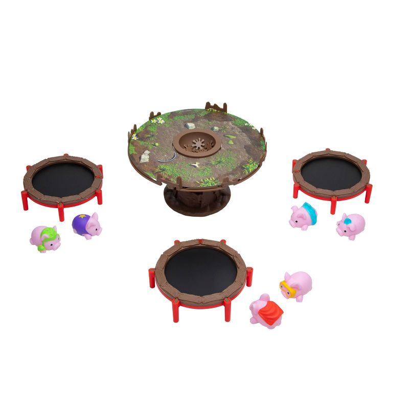 PlayMonster Pigs on Trampolines Board Game, 3 of 14