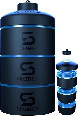 Shakesphere Tumbler Cooler Shaker - Protein Shaker Bottle And Smoothie Cup,  24 Oz - Bladeless Blender Cup Raw Fruit, No Blending Ball - Clear : Target