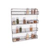 Design Imports Vintage Grey 4 Tier Chicken Wire Spice Rack - 3 of 4