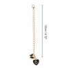 Unique Bargains Butterfly Heart Cup Chain Charm Water Cup Pendant 1 Pc - 2 of 4