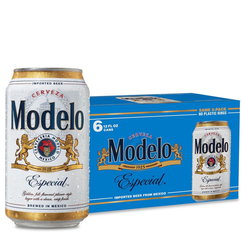 Modelo Especial Lager Beer - 6pk/12 fl oz Cans, 1 of 13