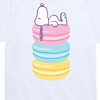 Boys' - Peanuts - Snoopy Stacked Macarons Short Sleeve Graphic T-Shirt - 2 of 4
